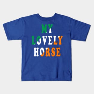 My Lovely Horse Kids T-Shirt